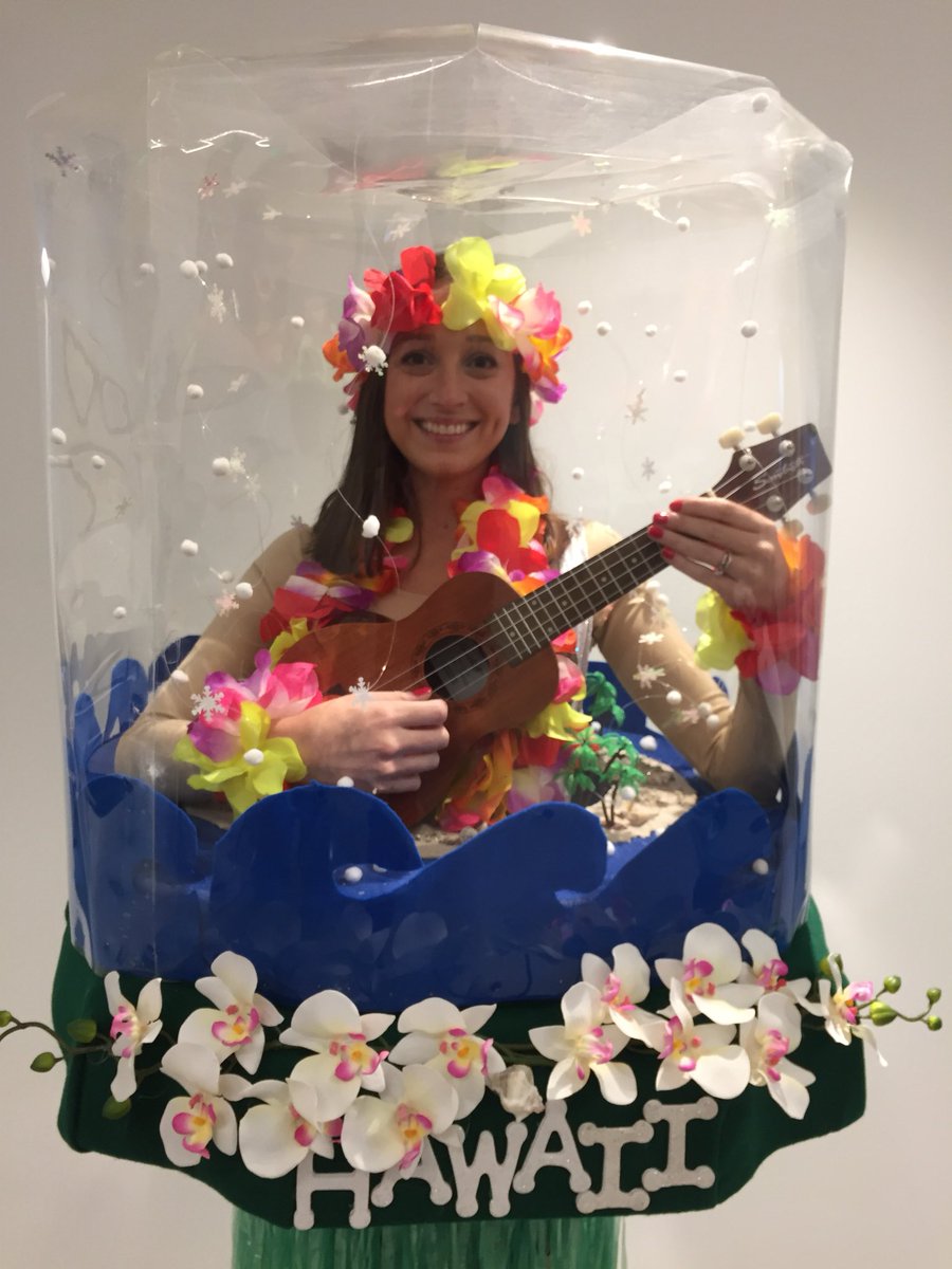 kmr on twitter thanks to all the clients that voted in our 2017 kmr halloween costume contest your winner is jamiehpritch as a hawaiian snow globe