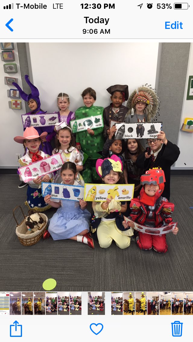 SolisSpanish's tweet photo. What a perfect day for a quick practice of colors in Spanish! #LSSpanish #ParishLSRocks https://t.co/8w2mxekfPL