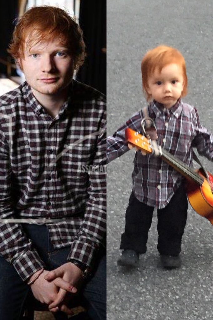 TriTheShore's tweet photo. @edsheeran  - Our 15month baby boy might give you competition as a heartthrob.  @running_rampant &amp; I thank you for ur music #Halloween2017 https://t.co/mqptz4a8WN