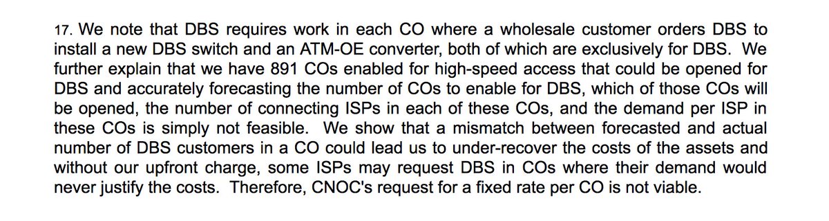 jfmezei's tweet photo. Bell accurately describes the mess that is that idiotic 
#CRTC 2015-326 decision that expects each ISPs to connect to 891 COs. https://t.co/UTPldYr9Xf