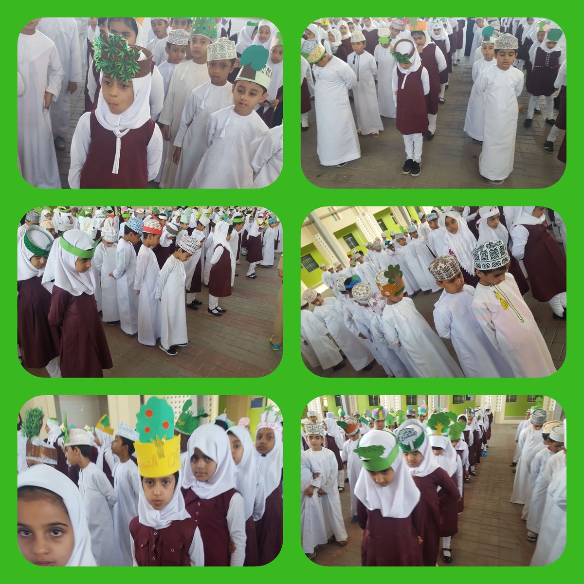 إذاعة مميزة #يوم_الشجرة 
وصور من الطابور