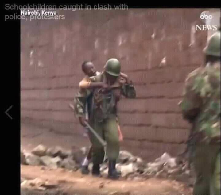 PoliceKE is our greatest enemy. They butcher people esp in Nyanza. Pictures from Gatina school shouldn’t be used to abrogate this fact😏😏