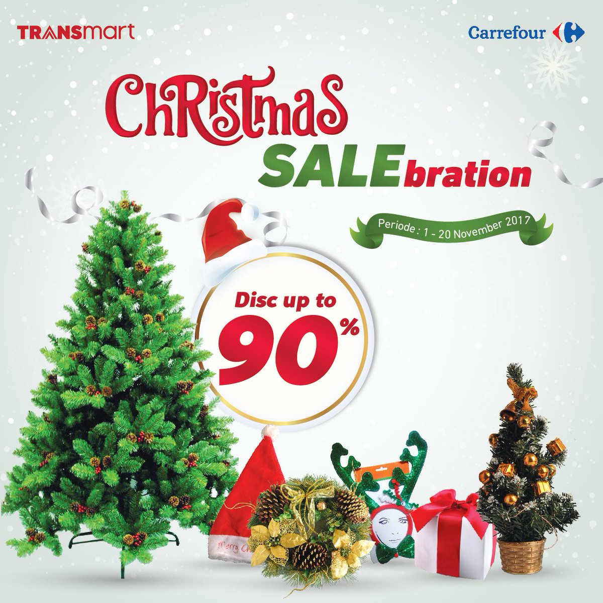 Transmart_IND's tweet photo. Dapatkan diskon s.d 90% pohon & aksesorisnya untuk meriahkan Hari Raya Natal Anda. Klik https://t.co/TwSkhnmZIU #PromoNatal #PromoChristmas https://t.co/PXpfeMPHb7