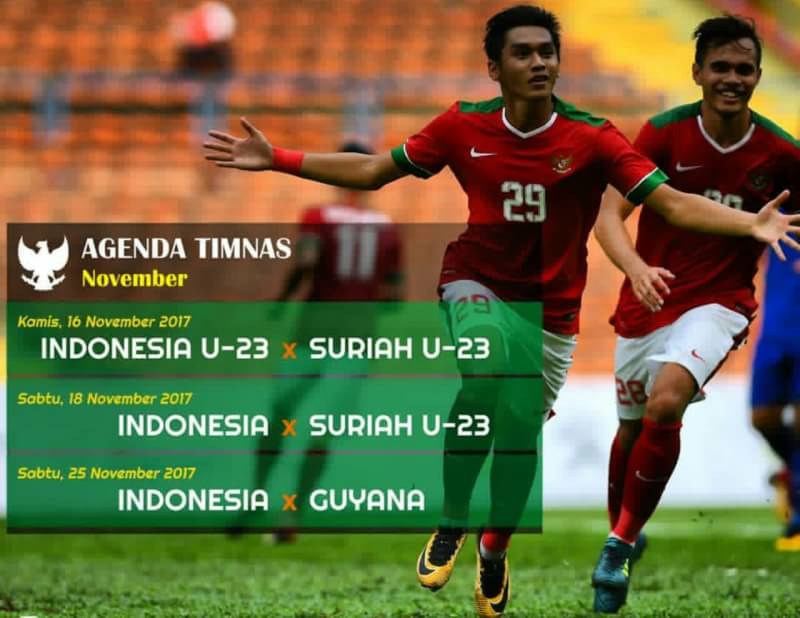 Inilah jadwal ujicoba yang akan dilakoni #TimnasDay pada bulan November ini.

Ayooo Berikan yang terbaik, walaupun cuma ujicoba #PSSI