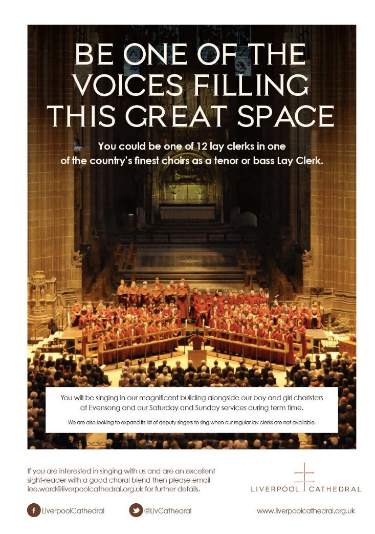 LivCathChoir's tweet photo. Please RT and share as much as possible! https://t.co/Bz56RXXTmD