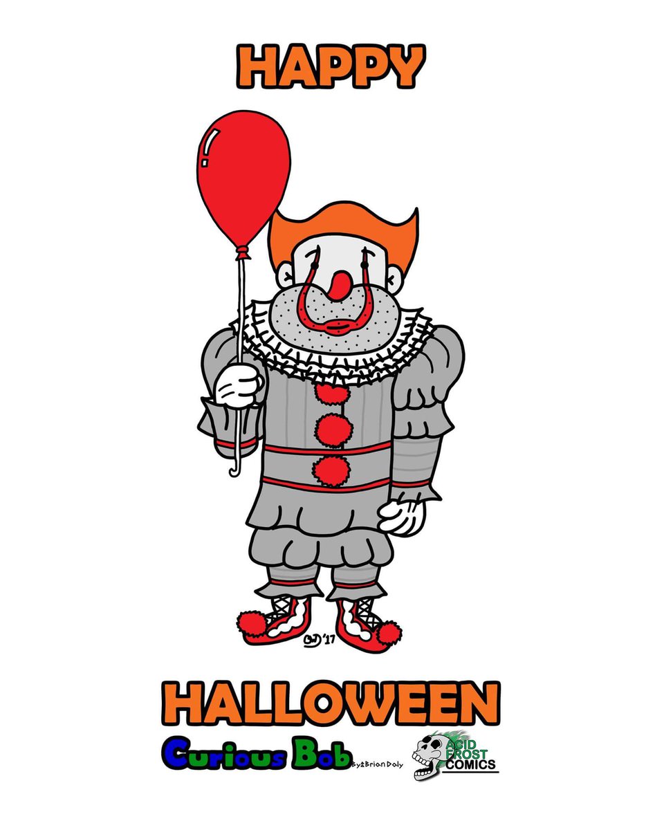 acidxfrost's tweet photo. Bobby-wise the curious clown? #IT #OCHalloween #Halloween #Clown #StephenKing #ITTheMovie #CuriousBob #ComicStrip #Webcomics #IndieComics https://t.co/SYhrAqVsbd
