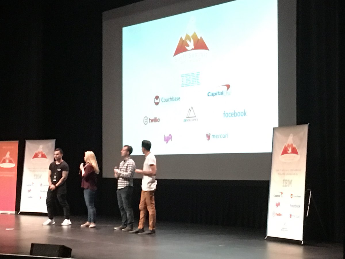 rajagp's tweet photo. Closing remarks @SwiftSummit . Great conference! Happy that #couchbase could be a part of it. https://t.co/2AE7Qmxze3
