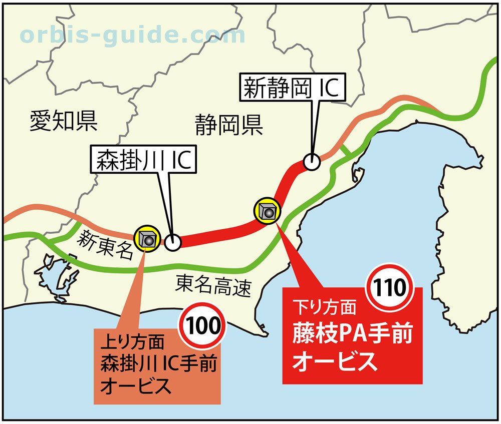 オービスガイド全国調査員 Auf Twitter 今日から新東名の一部が110キロ でも覆面さんが多いので速度に注意しながら走りましょう T Co Mhvnxlzsdh