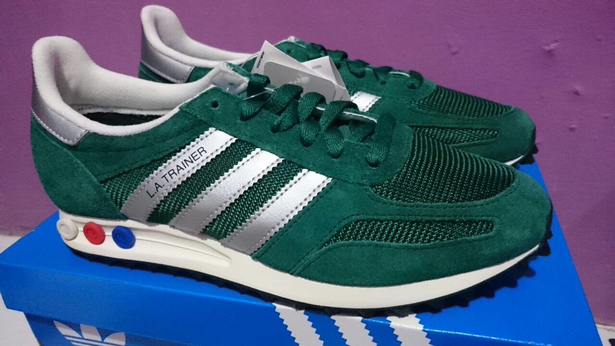 adidas la trainer green