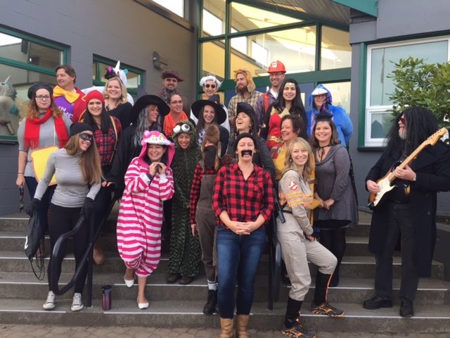 Marigold staff sporting some serious Halloween spirit!