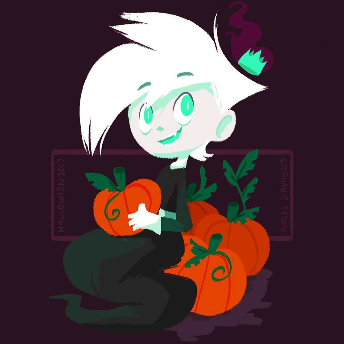 I like drawing ghost boy on Halloween 🎃👻 #DannyPhantom