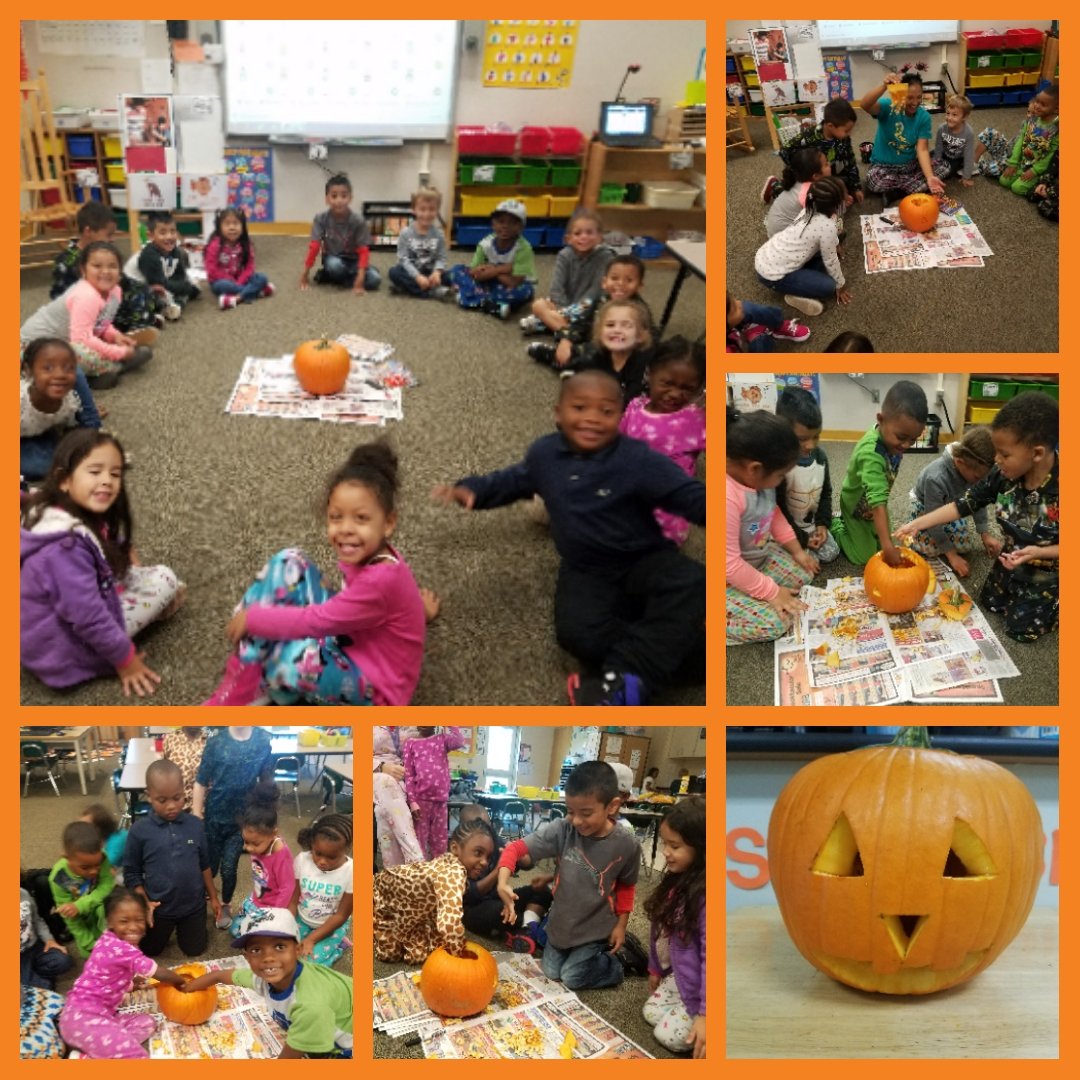 We had a blast carving our pumpkin!🍊 #SuperFRES