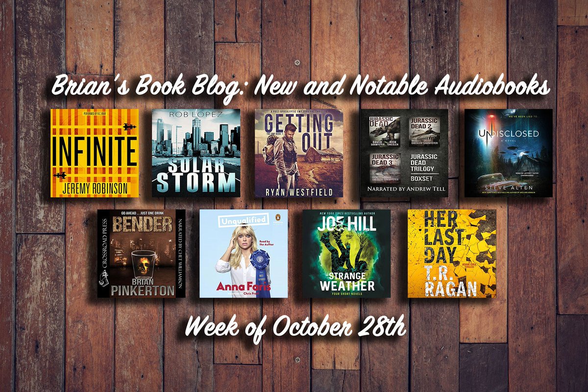 #NewAndNotable #Audiobooks for sale this week.  Goodies in here!
briansbookblog.com/new-notable-au…