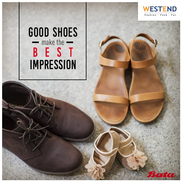 Westend_Mall's tweet photo. Choose from a wide variety of shoes for every occasion.
#WestendMall #Pune #Bata #GoodShoes #BestImpression #Fashion #Style https://t.co/oFnfMJTXee