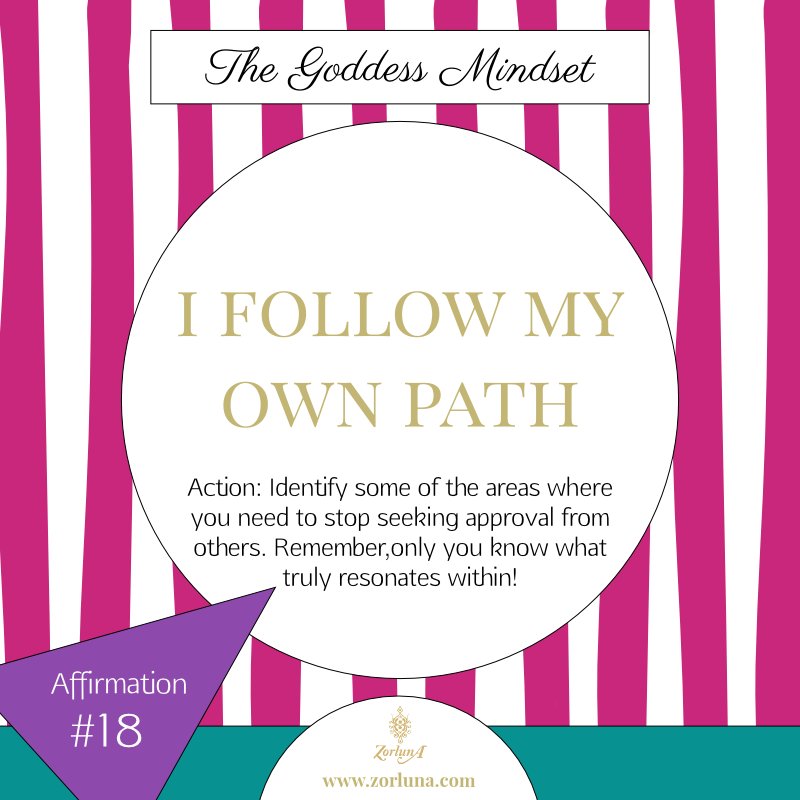 Zorluna's tweet photo. I follow my own path #Affirmations #GoddessMindset #BeYourself #SelfEmpowerment #Challenge https://t.co/viM3POcsrt https://t.co/kEchhPxNzE