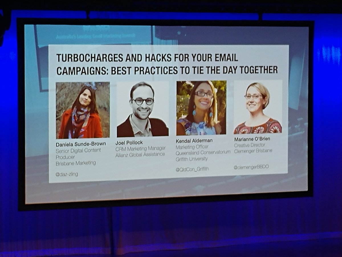 jyenormus's tweet photo. Time for Turbocharges and Hacks for email campaigns by Daniela @daz_zling #EMSA17 https://t.co/T9AEqzOf7K