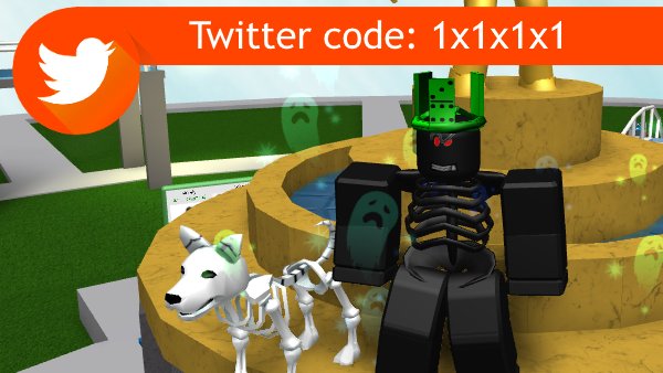 Merely On Twitter Tradehangout Mini Update Added Skeleton Dog To Shop And You Can Transform Into 1x1x1x1 With This Twitter Code Https T Co 6pmcowic3j Https T Co 0rwl2i0xov - roblox codes for trade hangout