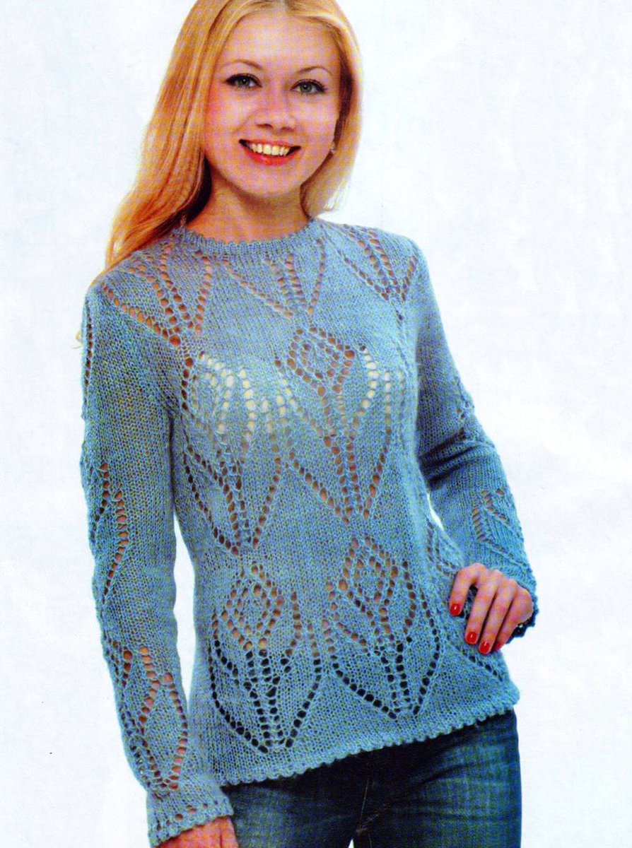 Knitchart's tweet photo. Pullover with Flower Pattern
Sizes: 16/18(US 12/14)
https://t.co/nJemydRfin
#knit #knitt #knitted #knitter #knitting #pullover #knitpullover https://t.co/EQNt1VJLTt