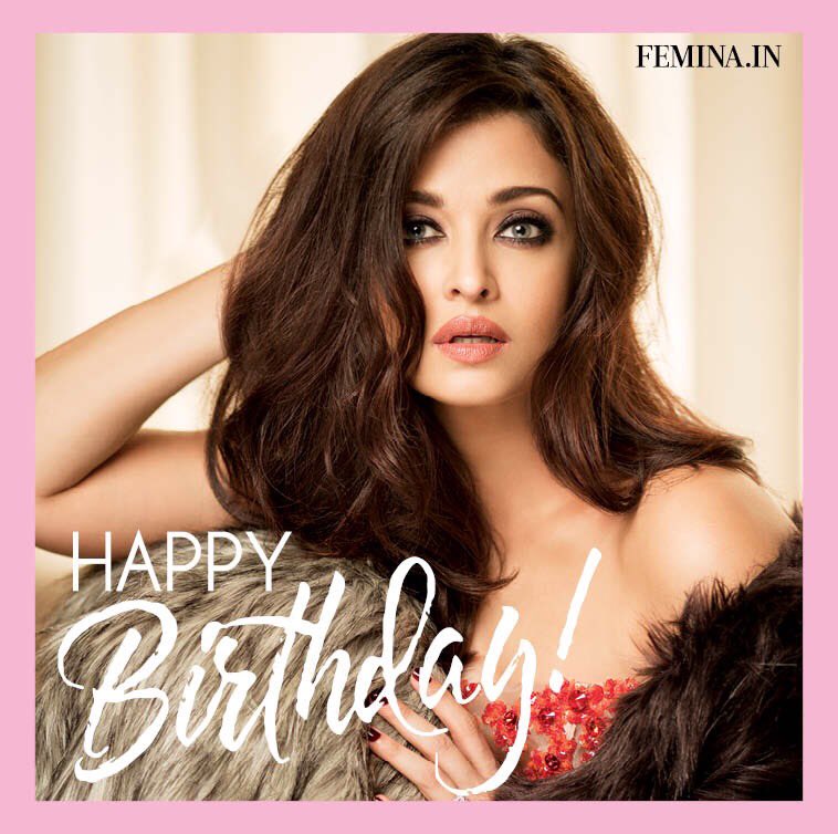 Happy 44th birthday to the stunning Aishwarya Rai Bachchan! 