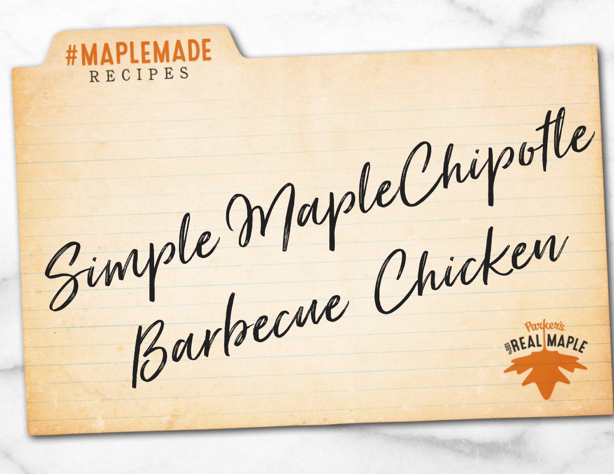 ParkersMaple's tweet photo. Simple Maple Chipotle Barbecue Chicken 😋
Tangy, Sweet & Gluten-Free!
#Maplemade Recipes by Healthy Seasonal Recipes:
https://t.co/tynXPFi3An https://t.co/wk883sXA8A