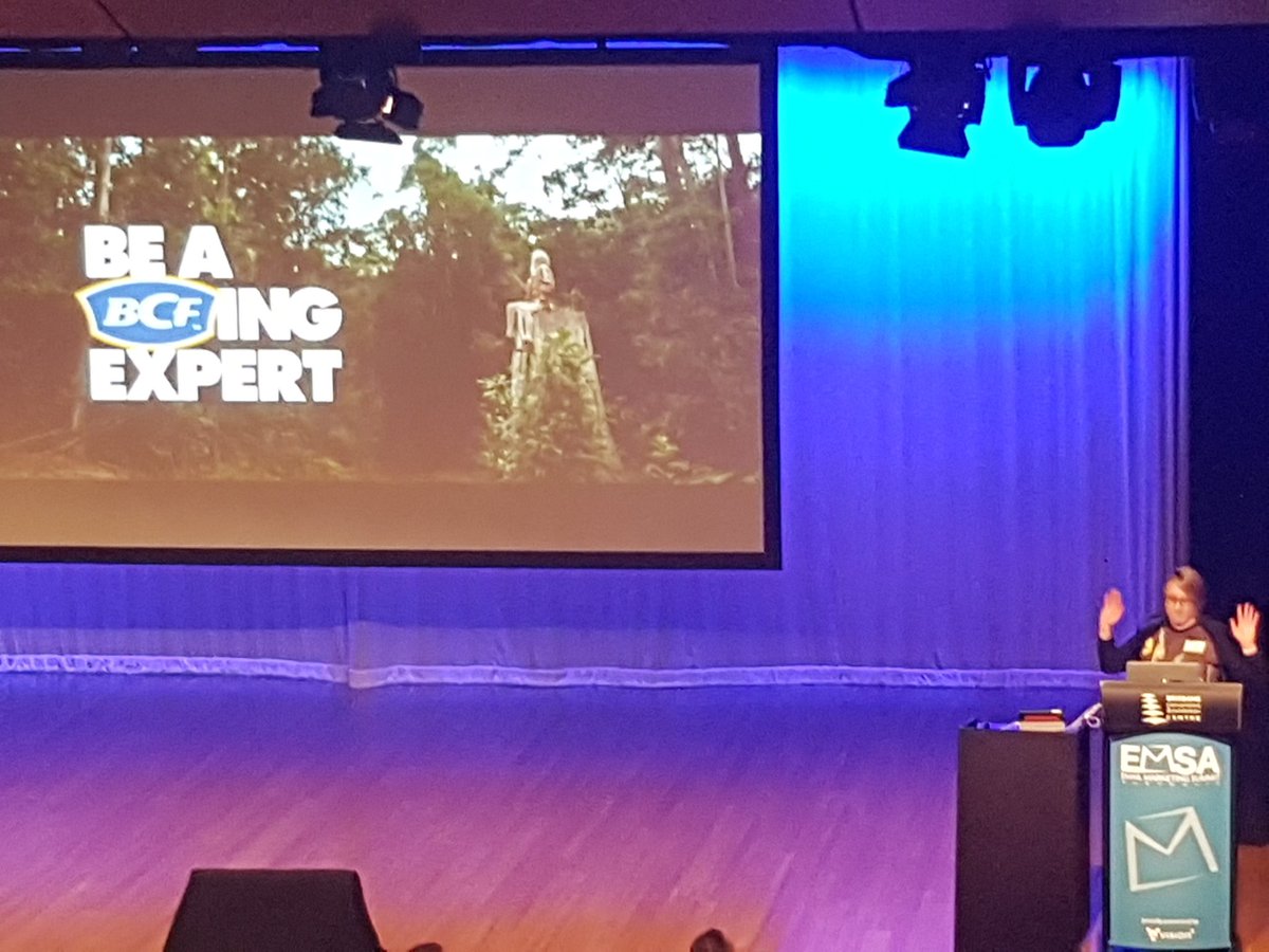 IntouchData's tweet photo. Walking that line of what's acceptable 😂 #EMSA17 https://t.co/ZCchsjwGWx