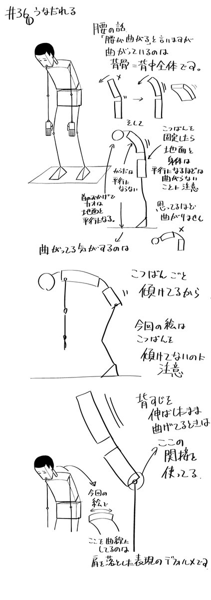 【段階的に上手くなる36日目】腰の話。20日目とはまた違う動きです。 タグ→ #段階的に上手くなる 