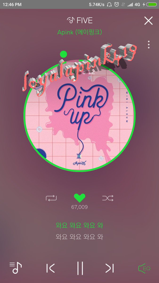 loyalapink419's tweet photo. @ApinkChart #ApinkChart_StreamUP https://t.co/zglV1Kd6gC
