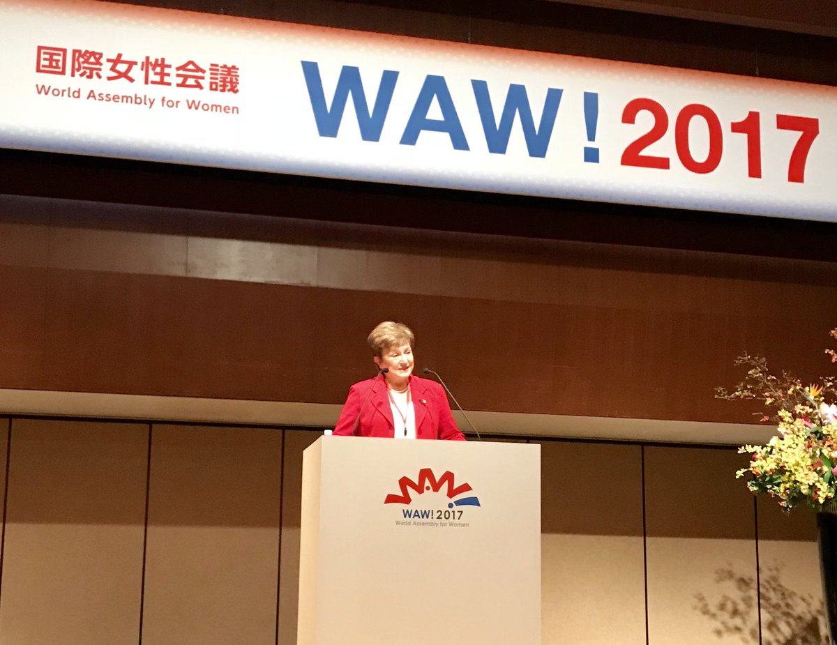 No country can reach its true potential without achieving full equality between women &amp; men @WAW_Japan