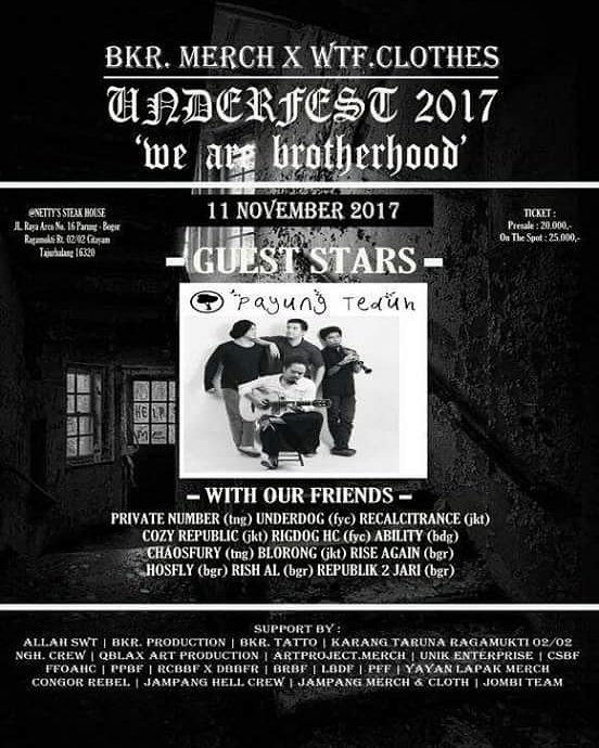 R2J_reggaebogor's tweet photo. Lets jaming bareng kita @R2J_reggaebogor #nettyhousesteak 11 nov 2017
#UNDERFEST2017 #reggaeindonesia #festivalmusik #inforeggae #asikk https://t.co/1ZuryFnqVp