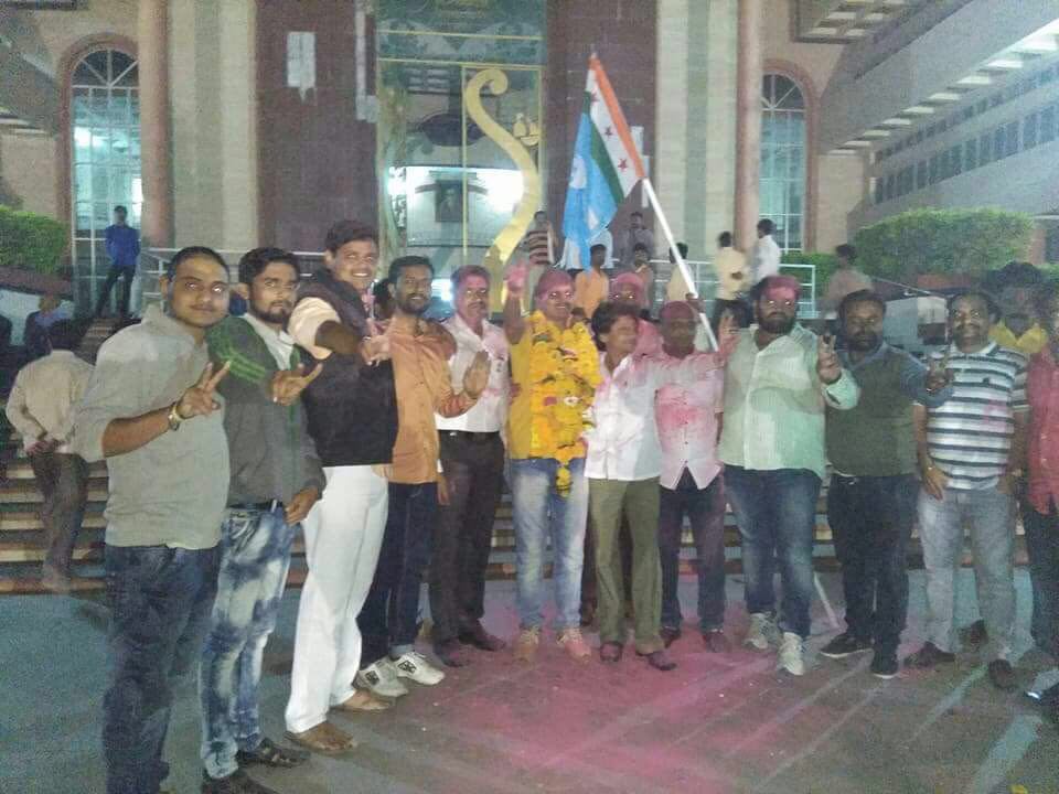 nsui's tweet photo. NSUI registered an emphatic win in Marathwada University Senate Elections by winning 9 out of 10 seats.
Congratulations to everyone involved https://t.co/GoGKEuU2om