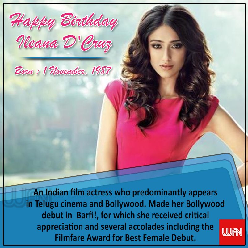 Wish you a very happy birthday Ileana D\Cruz  