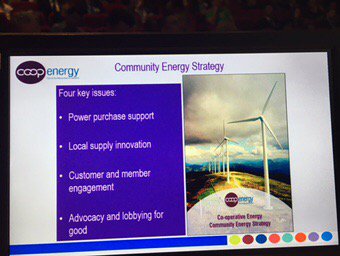BeverleyNielsen's tweet photo. @ClimateCSolutio #DavidBird on getting Co-Op Energy members in developing 'BottomUp' energy strategy @mac_birmingham https://t.co/yYgZGweE4X