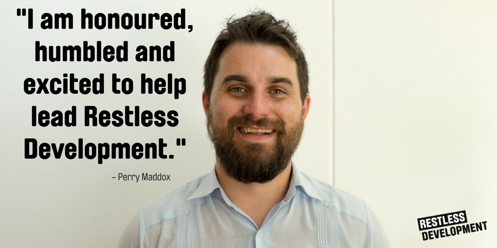 RestlessDev's tweet photo. NEWS: Perry Maddox will be our next CEO, taking over in this era of Peak Youth! #WeAreRestless https://t.co/j7oLeZ2AuW https://t.co/TXNnFj0t6f