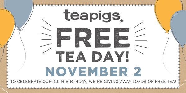 We're taking to the streets dishing out 75 THOUSAND tea samples tomorrow 😬 Full details here &gt; ow.ly/qEJb30ggTsk #teapigsfreeteaday