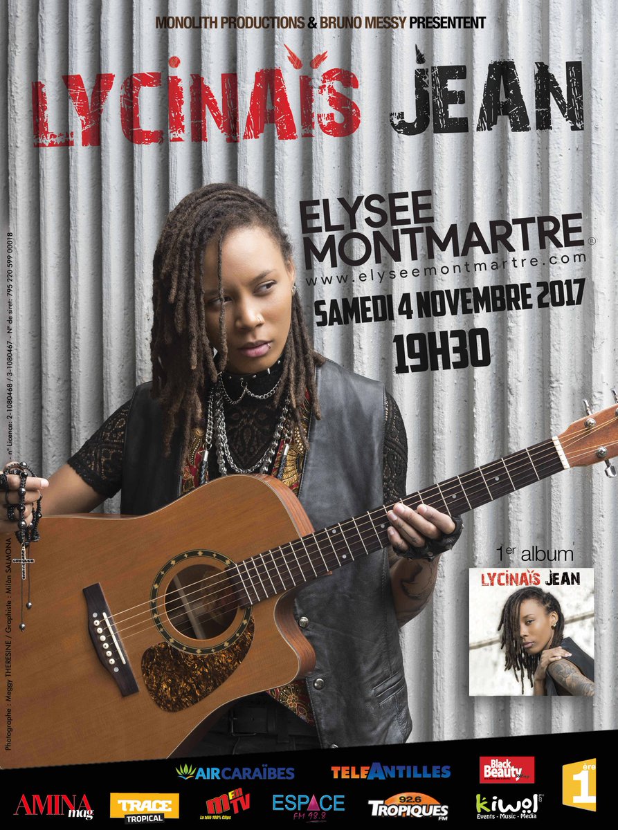 Billetsgratuit's tweet photo. Des invitations exclusives pr le concert de "Lycinaïs Jean" à L'Elysée Montmartre viennent d'être ajoutées :)
https://t.co/gSFV2GGoZK https://t.co/ywRrcrVXTy