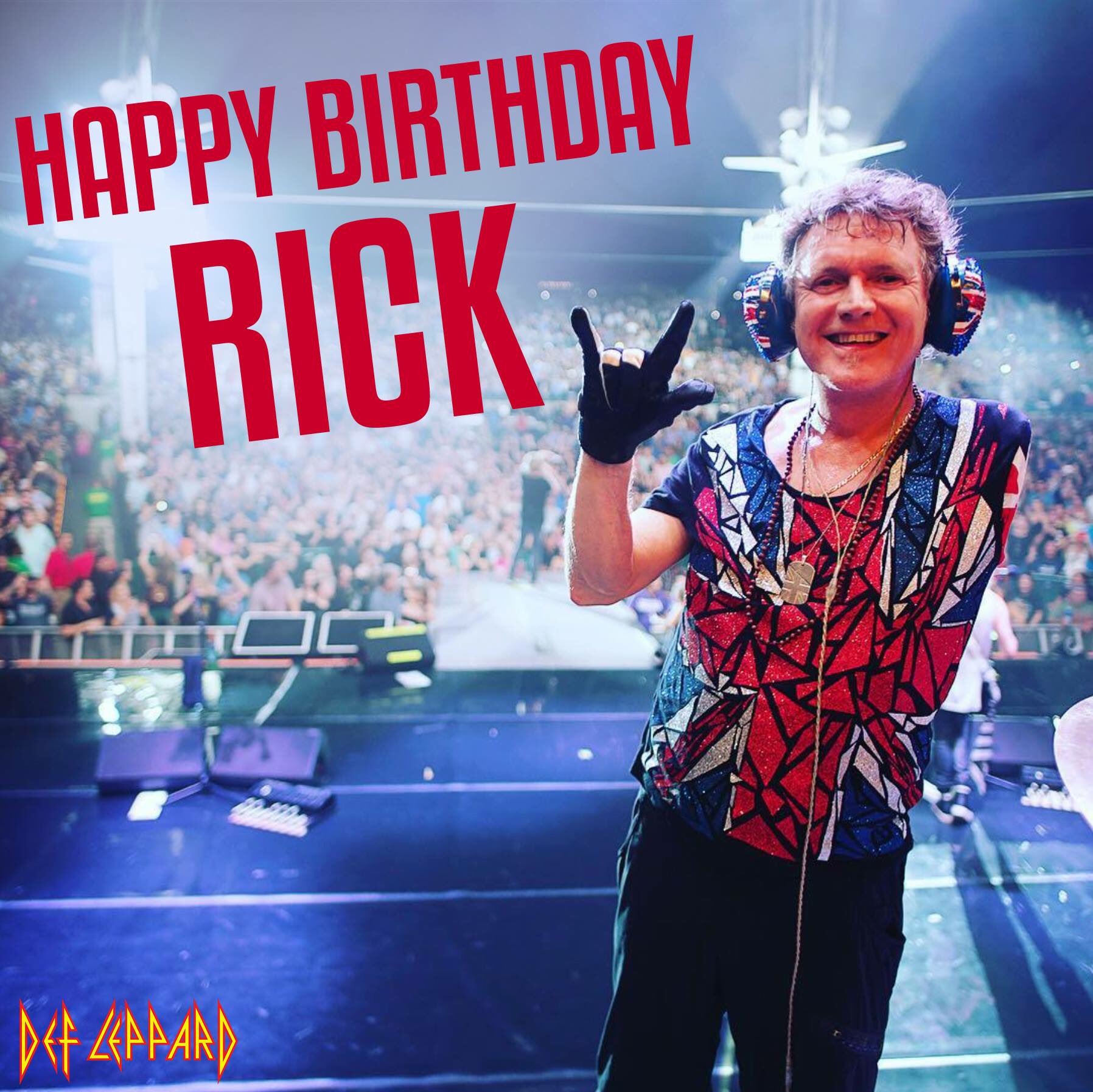 Today we\re wishing our very own, Rick Allen, a very happy birthday! Send him some love today! 