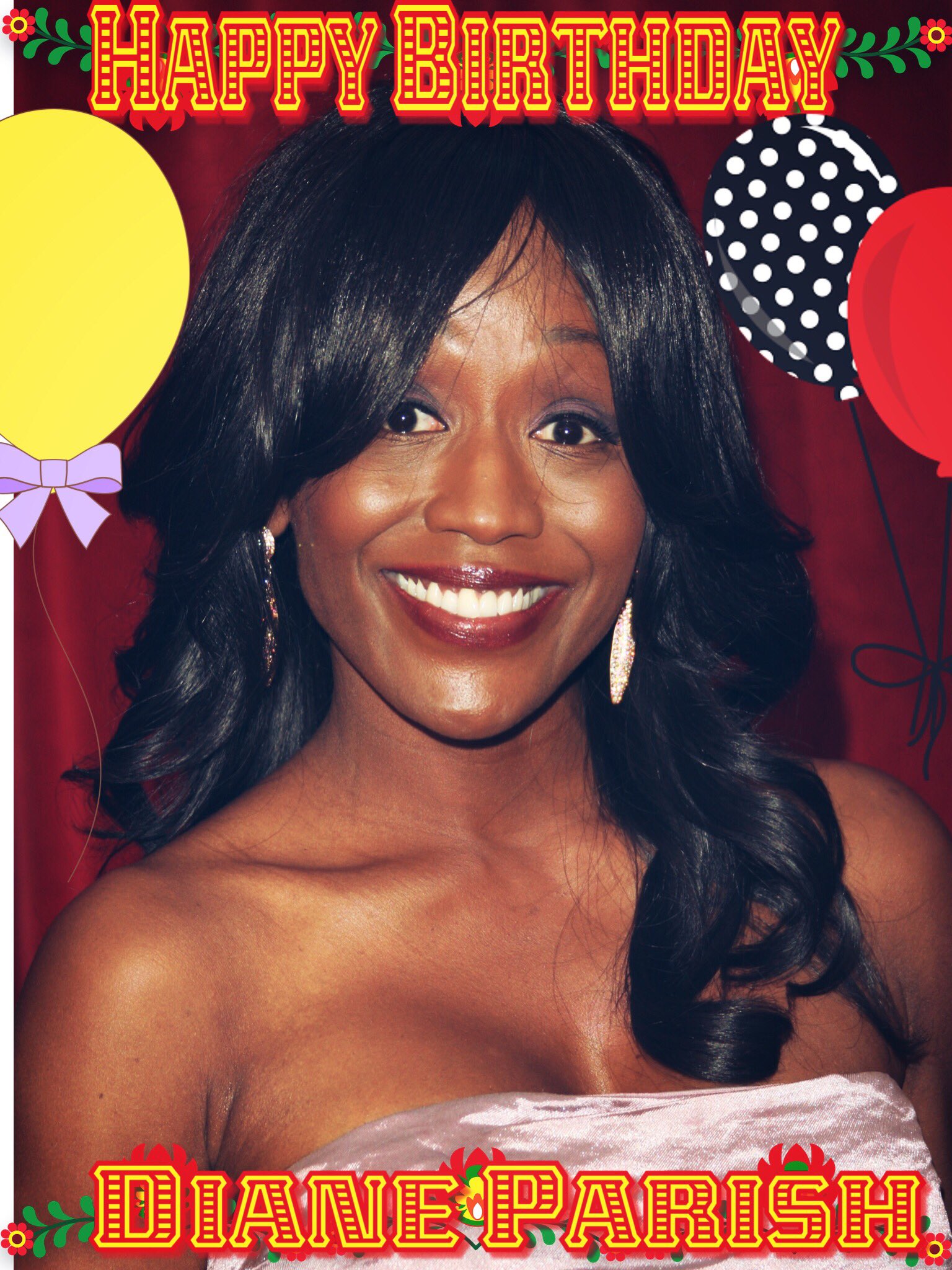 Happy Birthday Diane Parish, Mark Hughes & Gary Player      