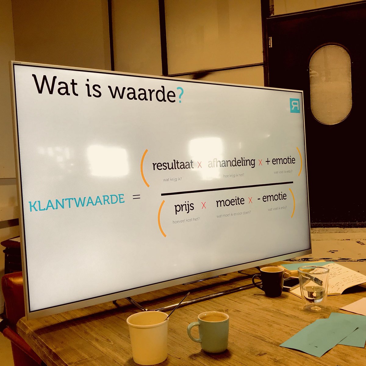 Inspirerende workshop met <a href="/BRILinnovation/">Bril Innovatie</a> over #klantwaarde en value proposition. Aanrader en breed toepasbaar binnen veel bedrijven.