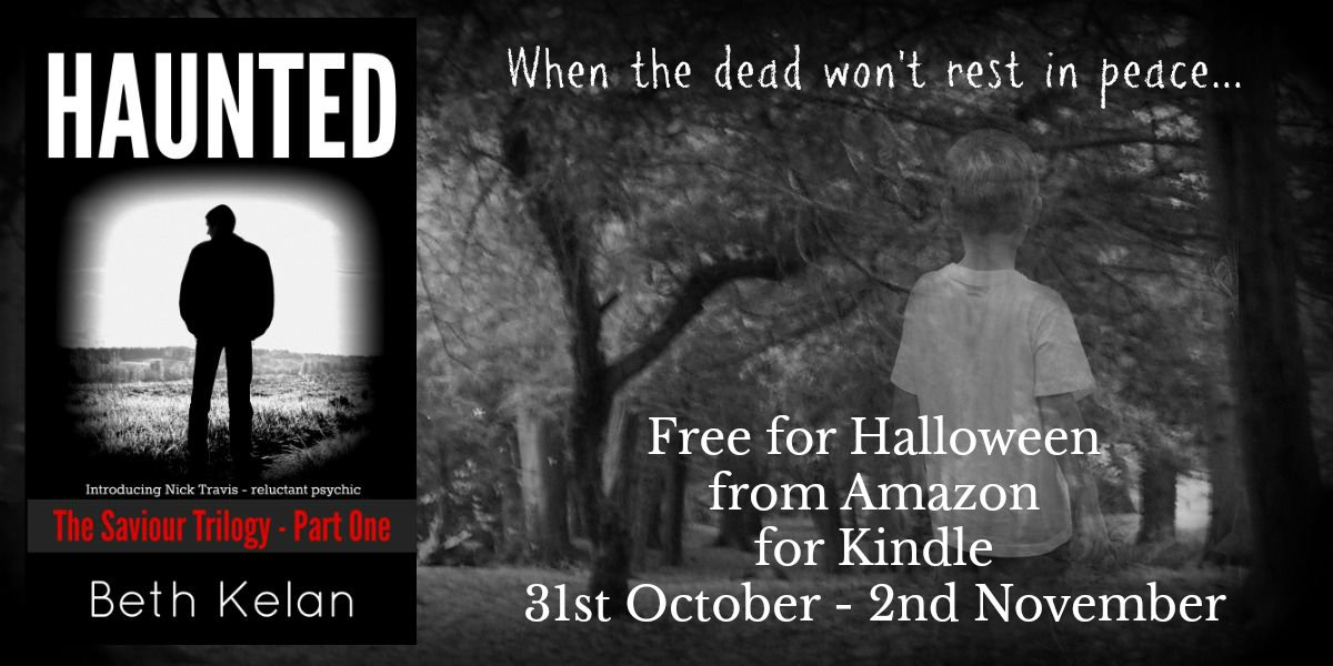 BethKelan's tweet photo. Stalked by a killer who's been dead for years... https://t.co/vTQQsvcxfj #FREE for #Halloween Saviour: Haunted #amreading https://t.co/QqoupvyhNC