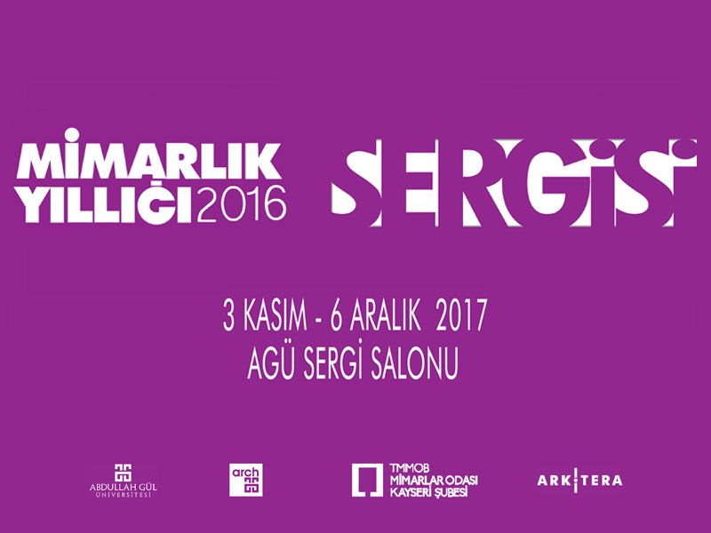 Mimarlık Yıllığı 2016 Sergisi 3 Kasım'da Kayseri'de açılıyor. #MimarlikYilligi <a href="/AbdullahGul_UNV/">Abdullah Gül Üniversitesi</a> <a href="/ArchAGU/">AGU Architecture</a>
arkitera.com/etkinlik/4605