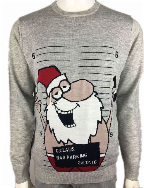 HappyJamboree's tweet photo. Busted Drunk Santa Claus Ugly Christmas Sweater for Men https://t.co/rh5UFIhyQI https://t.co/bEdc0srWt5