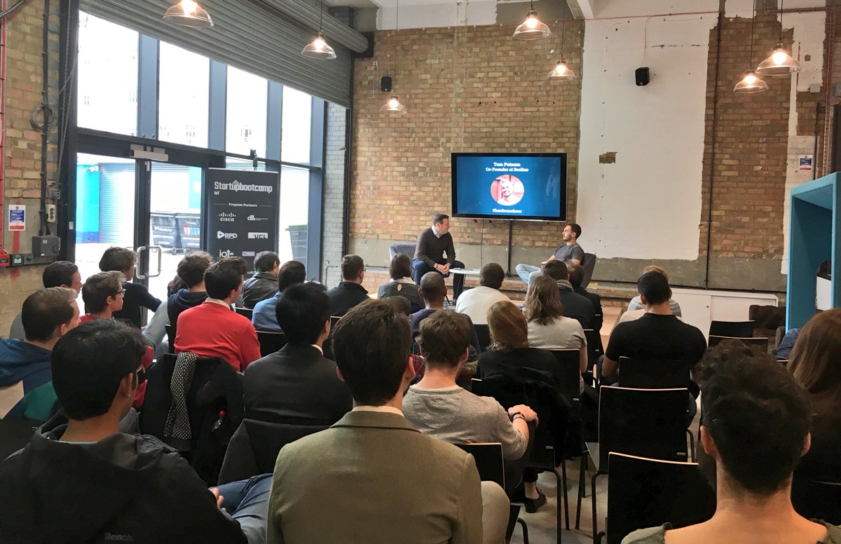 sbcIoT's tweet photo. A full house for #HardwareHour with Tom from @ridebeeline! https://t.co/TTl8AIvGKR