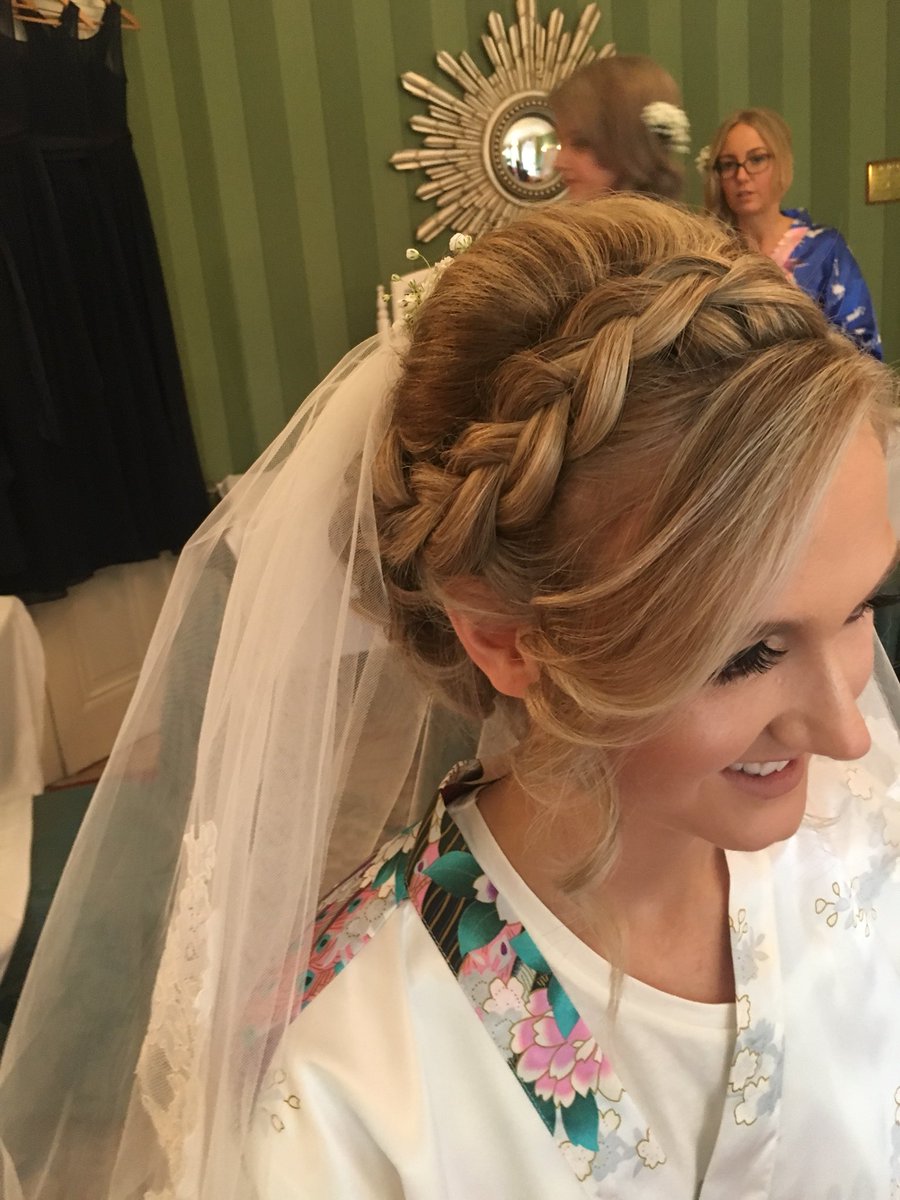 Hair Fantasy On Twitter Beautiful Braided Bridal Hair Style On