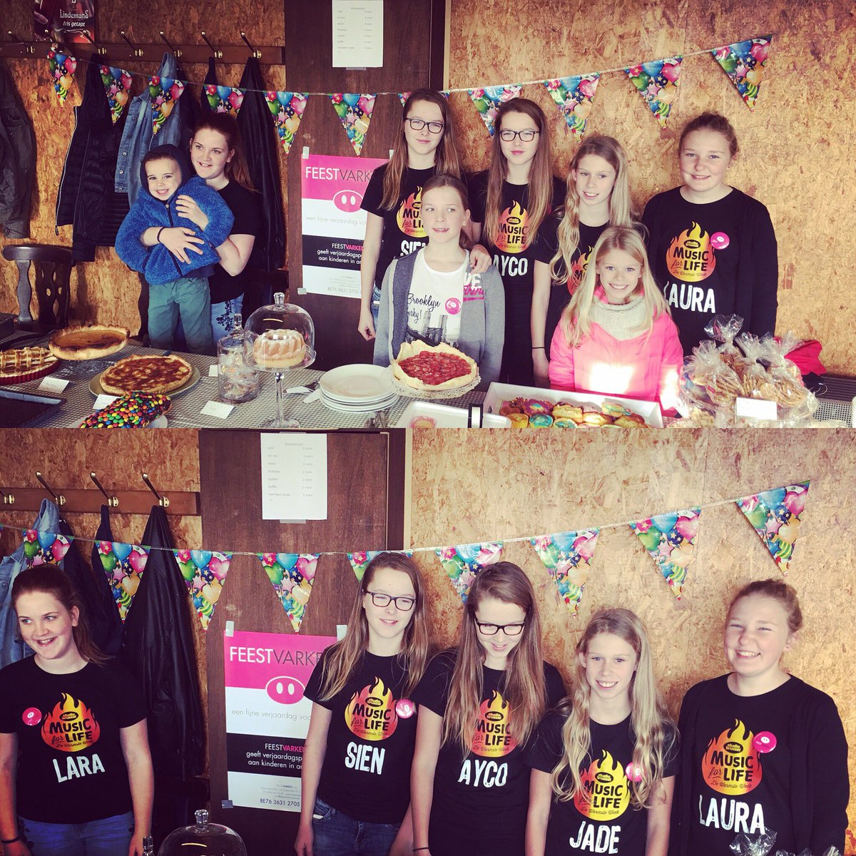 De meisjes zijn klaar voor hun #warmsteweek <a href="/FeestvarkenV/">Feestvarken vzw</a> Allen welkom op #eeksken in <a href="/GemeenteOpwijk/">Gemeente Opwijk</a>