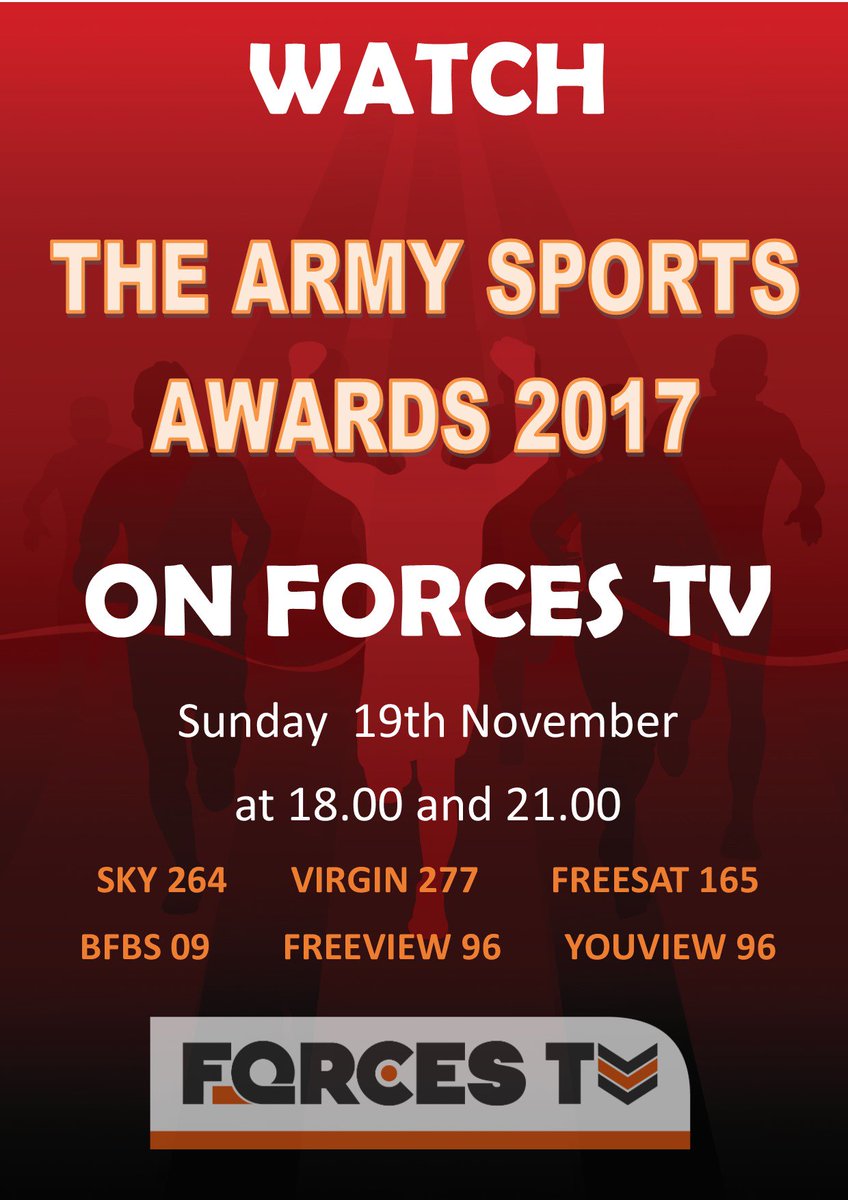 ArmySportsLTRY's tweet photo. Just under two weeks until the #ArmySportsAwards Tuesday 14th November at RMAS - Celebrating a year of Sporting Achievement in the Army. https://t.co/I09JhmpAWI