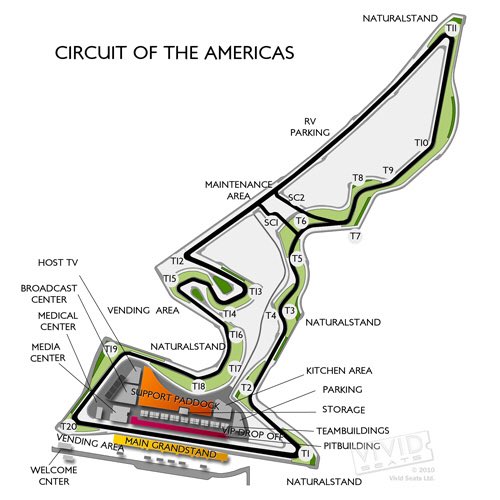Circuit Of The Americas General Admission Seating Chart