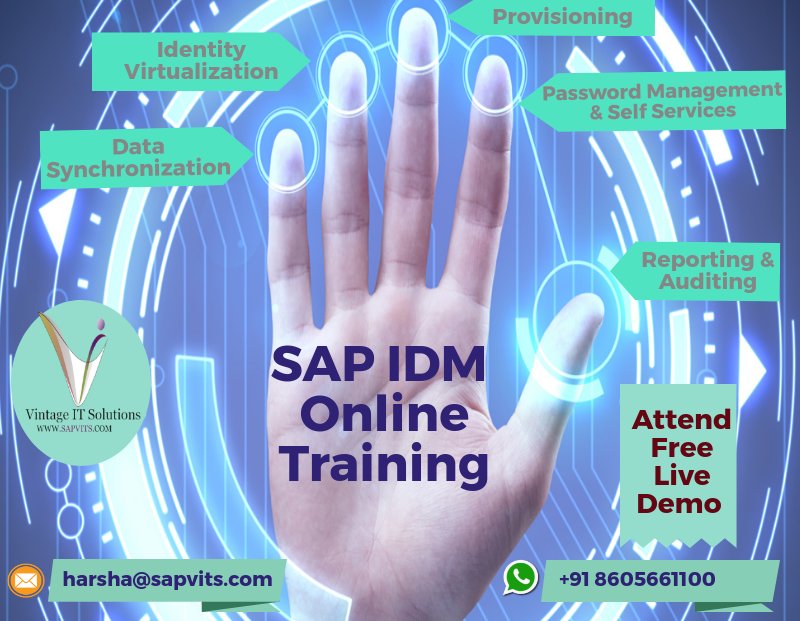 PrachiSAP's tweet image. #SAPVITS #SAPIDM #SAPOnlineTraining
Click here: goo.gl/cQsakT