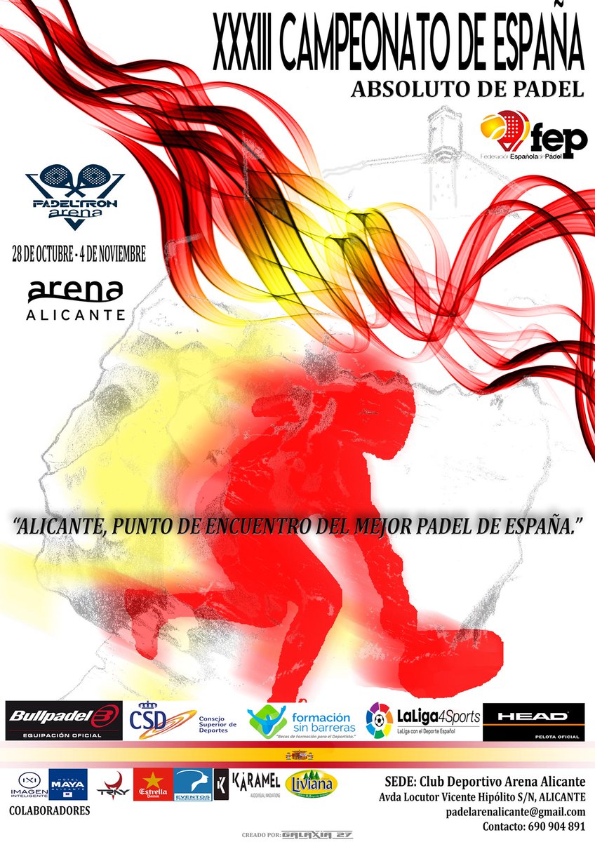 A partir de las 16:00 estaremos en #CtoEspAbsoluto @Formacionsinbar <a href="/padelfederacion/">Federación Española de Pádel</a> <a href="/PadelCV/">Federación de Pádel de la Comunitat Valenciana</a> <a href="/AngelRuizMunoz/">Angel Ruiz Muñoz</a> <a href="/IdoiaPadel/">Idoia Martin</a> <a href="/AndreaMedinaTom/">Andrea Medina Tomás</a>