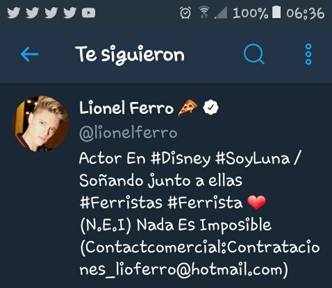 Sweetltifandom's tweet photo. Felicidad esterna me siguio @lionelferro me haxe tab feliz estw chabon 1/11/17 https://t.co/DCpvQETZYX
