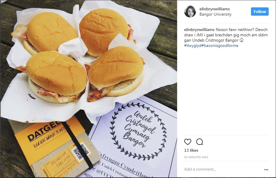 We love this action shot of Datgelu - #UncoverLuke in Welsh - from <a href="/ElinBryn/">Elin Bryn Williams</a> and <a href="/UCCBangor1/">UCCBangor</a>. Get Uncover: bit.ly/2yk5Whm